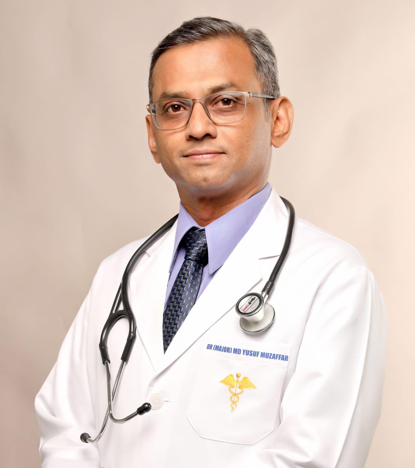 Dr (Major) MD Yusuf Muzaffar - General Physician, Noida