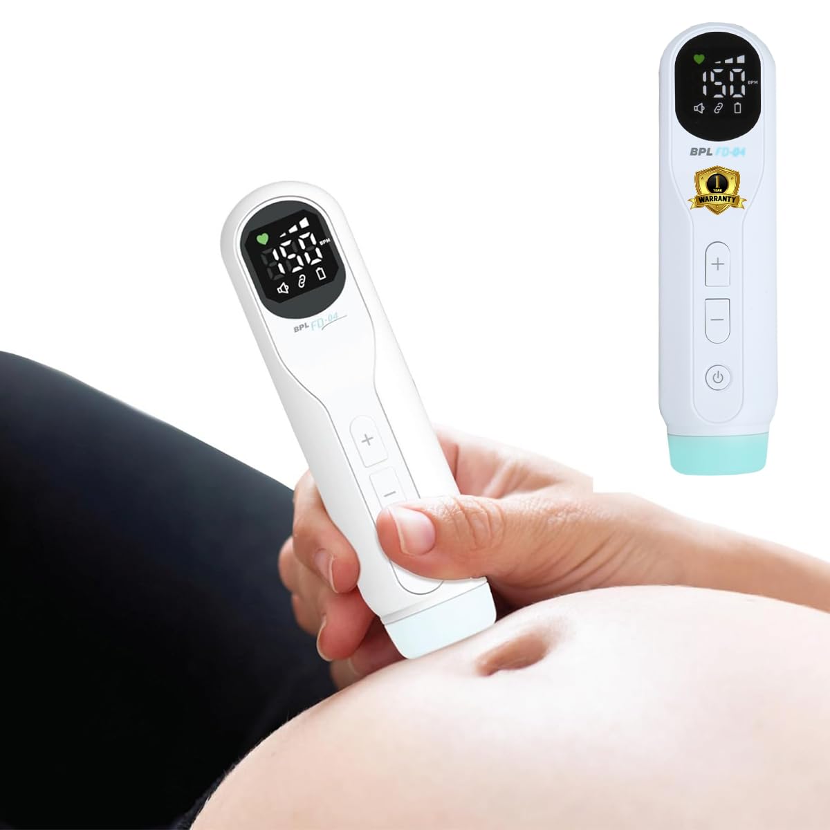 BPL FD-04 Fetal Doppler — Pulse Wave Heartbeat Detection for Home & Clinic